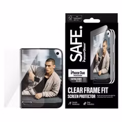 SAFE by PanzerGlass Ultra-Wide Fit Protection d&rsquo;&Eacute;cran avec EasyAligner Apple iPhone Duo