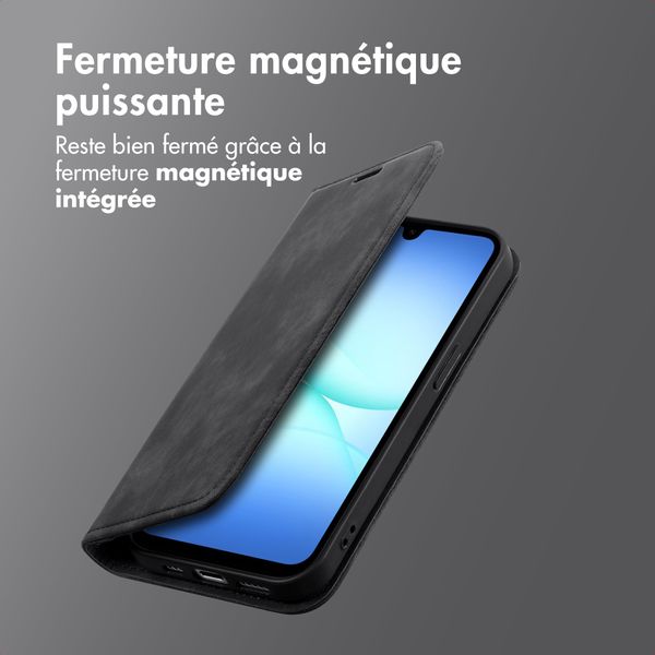 imoshion Étui de téléphone portefeuille Slim Samsung Galaxy A17 (5G) / (4G) - Noir