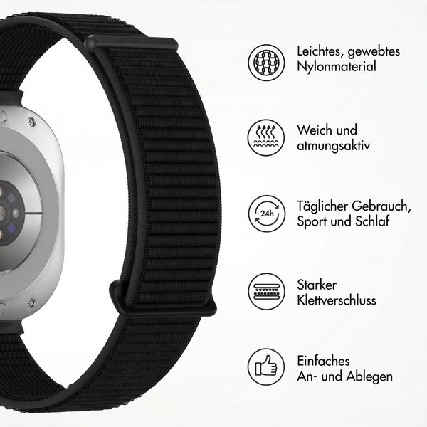 imoshion Bracelet en nylon Samsung Galaxy Watch Ultra (2024/2025) - Noir