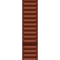 Apple Bracelet Leather Link Apple Watch | 44/45/46/49 mm - Taille M/L - Umber