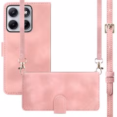 imoshion Etui de télephone portefeuille avec cordon Motorola Edge 70 Fusion - Rose