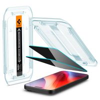 Spigen Protection d'écran en verre trempé GLAStR Privacy Applicator - lot de 2 Apple iPhone 17 / 17 Pro / 16 Pro