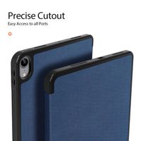 Dux Ducis Coque tablette Domo Apple iPad Air 11 pouces (2026) M4 / (2025) M3 / (2024) M2 / Air 5 (2022) / Air 4 (2020) - Bleu foncé