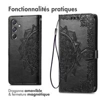 imoshion Etui de télephone Mandala Samsung Galaxy A15 (5G/4G) - Noir