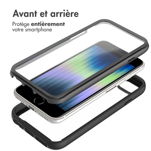 imoshion Coque 360° Full Protective Apple iPhone SE (2022 / 2020) / 8 / 7 / 6(s) - Noir