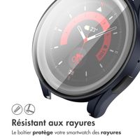 imoshion Coque rigide à couverture complète Samsung Galaxy Watch 5 - 44 mm - Bleu foncé