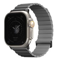 Uniq Bracelet Revix Premium Edition réversible Apple Watch | 44/45/46/49 mm - Charcoal / Ash Grey