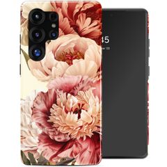 Selencia Coque arrière Vivid avec MagSafe Samsung Galaxy S25 Ultra - Vintage Peony