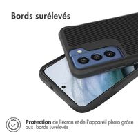 imoshion Rugged Hybrid Carbon Case Samsung Galaxy S21 FE - Noir