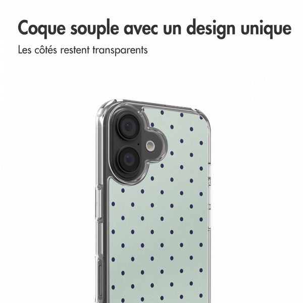 imoshion Coque Design Apple iPhone 17 - Polka Dot Mintgroen