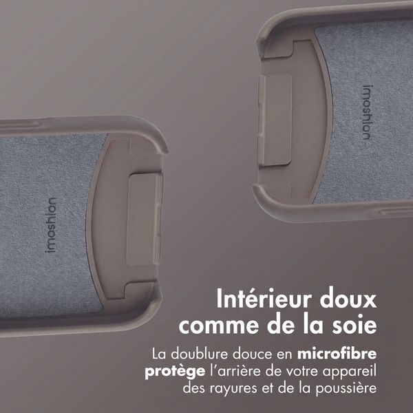 imoshion Coque arrière Color avec cordon amovible et MagSafe Samsung Galaxy S26 - Black Coffee