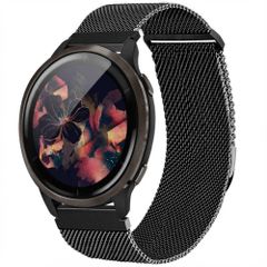 imoshion Bracelet magnétique milanais  - Connexion universelle 22 mm - Taille S - Noir