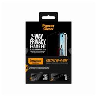 PanzerGlass Ultra Wide Fit FastFit in-a-box Protection d'écran Privacy 2-way Apple iPhone Duo