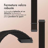 imoshion Bracelet en nylon  - Connexion universelle 20 mm - Noir