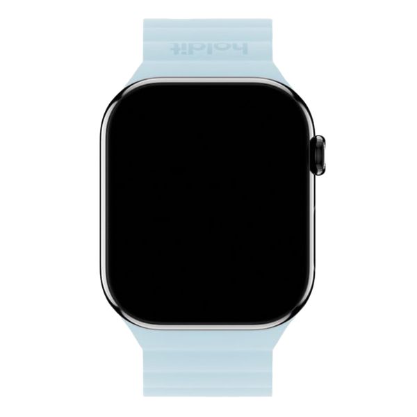 Holdit Bracelet en silicone magnétique Apple Watch | 38/40/41/42 mm - Mineral Blue / Grey