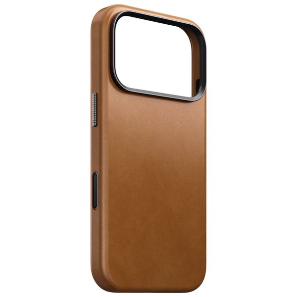 Nomad Coque arrière Traditional Leather avec MagSafe Apple iPhone 18 Pro / 17 Pro - English Tan