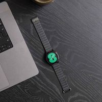 imoshion Bracelet en cuir magnétique Samsung Galaxy Watch 7 40/44 mm - Noir