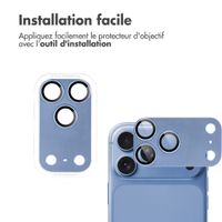 imoshion Protection Caméra en verre trempé 2 Pack pour l'Apple iPhone 18 Pro Max - Light Blue