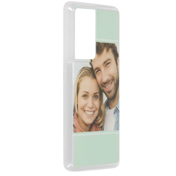 Concevez votre propre coque transparente Samsung Galaxy S21 Ultra - Transparent