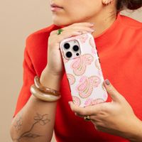 Selencia Coque arrière Vivid Apple iPhone 16 - Paisley Blush