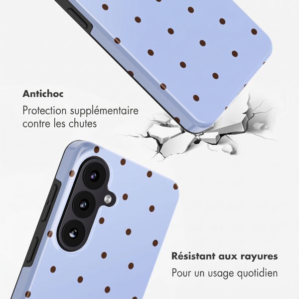 Selencia Coque arrière Vivid avec MagSafe Samsung Galaxy S26 - Happy Dots Digital Sky