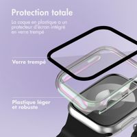 imoshion Coque rigide brillante à couverture complète Apple Watch 7 / 8 / 9 - 41 mm - Pearlescent