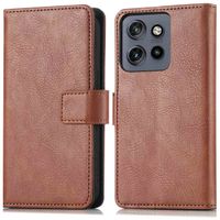 imoshion Étui de télephone portefeuille de luxe Motorola Thinkphone 25 / Edge 50 Neo / Edge 60 Neo - Marron