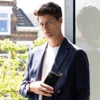 Selencia Étui portefeuille en cuir véritable Apple iPhone 8 Plus / 7 Plus - Noir