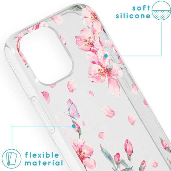 imoshion Coque Design Apple iPhone 13 Mini - Blossom Watercolor