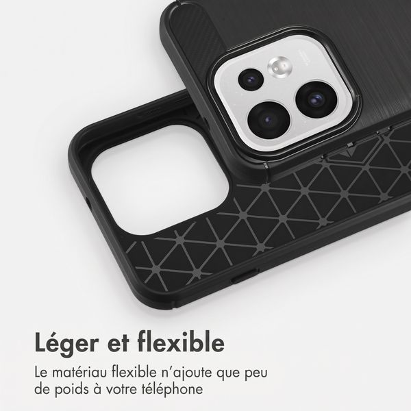 imoshion Coque Brushed Oppo Reno 16 / 16 Pro - Noir