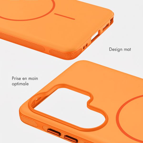 imoshion Coque arrière Color avec Thin MagSafe Ring Samsung Galaxy S26 Ultra - Orange