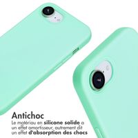 imoshion Coque en silicone avec cordon Apple iPhone 17e / 16e - Vert menthe