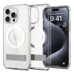 Spigen Coque Ultra Hybrid S MagSafe Apple iPhone 15 Pro Max - Transparent