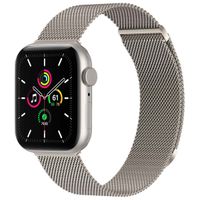 imoshion Bracelet magnétique milanais Apple Watch | 44/45/46/49 mm - Taille M - Starlight