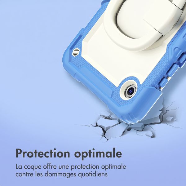 imoshion Coque tablette kidsproof Rugged Samsung Galaxy Tab A11 Plus / A9 Plus - Bleu