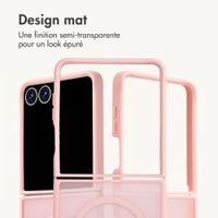 imoshion Coque Color Guard avec MagSafe Samsung Galaxy Z Flip 8 - Rose clair