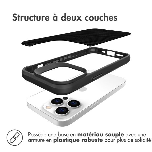 imoshion Rugged Hybrid Carbon Case Apple iPhone 14 Pro Max - Noir