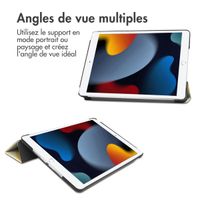 imoshion Coque tablette Design Trifold Apple iPad 9 (2021) 10.2 pouces / iPad 8 (2020) 10.2 pouces / iPad 7 (2019) 10.2 pouces - Citrus Dream
