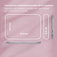 Selencia Pochette ordinateur puffy 13-14 pouces - Magenta Fire