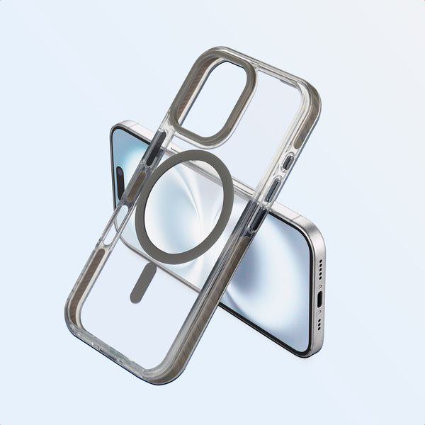 imoshion Coque Combat MagSafe Apple iPhone 16 - Gris