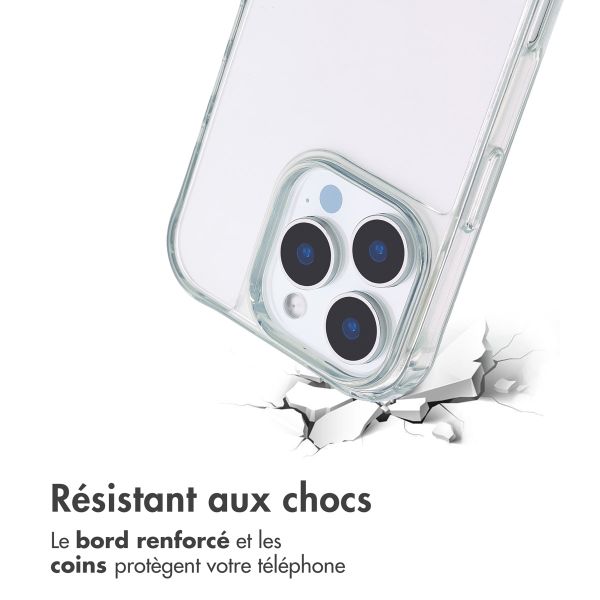 imoshion Coque avec dragonne + bracelet Apple iPhone 16 Pro - Perles Cœurs