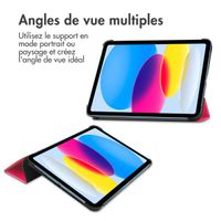 imoshion Coque tablette Trifold Apple iPad 11 (2025) 11 pouces A16 / iPad 10 (2022) 10.9 pouces - Pink