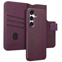 Accezz Étui de télephone portefeuille en cuir 2-en-1 avec MagSafe Samsung Galaxy S25 Plus - Heath Purple