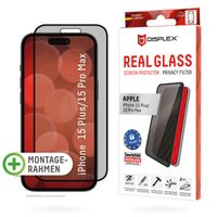 Displex Protection d'écran en verre trempé Privacy Apple iPhone 15 Plus / 15 Pro Max / 16 Plus