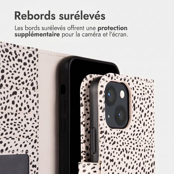 imoshion Étui de télephone portefeuille Design Apple iPhone 13 - Desert Dots