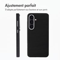 Accezz Coque arrière Mesh avec MagSafe Samsung Galaxy S25 / S24 - Noir