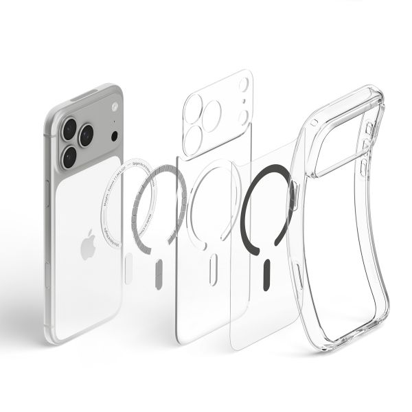 Spigen Coque Ultra Hybrid MagSafe Apple iPhone 18 Pro Max / 17 Pro Max - Clear Graphite