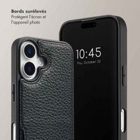 Selencia Coque de télephone Nova avec cordon et porte-cartes Apple iPhone 16 - Noir
