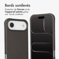 imoshion Coque arrière Color avec cordon amovible et MagSafe Apple iPhone Air - Black Coffee