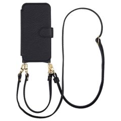 Selencia Étui Riva avec MagSafe et cordon de téléphone Samsung Galaxy S25 / S24 - Noir